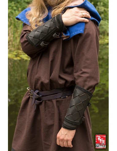 Viking Bracelets, Leather (Black and Brown)