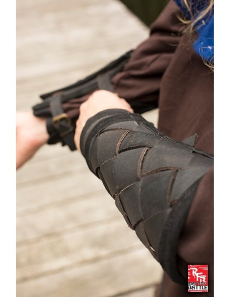 Viking Bracelets, Leather (Black and Brown)