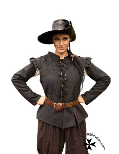 Renaissance doublet, Aramis model (Grey and...