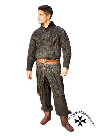Chainmail, Ragnar model. Mild steel (Black and steel color)