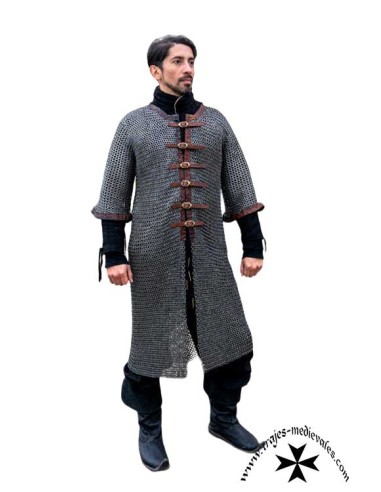 Chainmail, soldier. Short sleeve. (Flat ring)