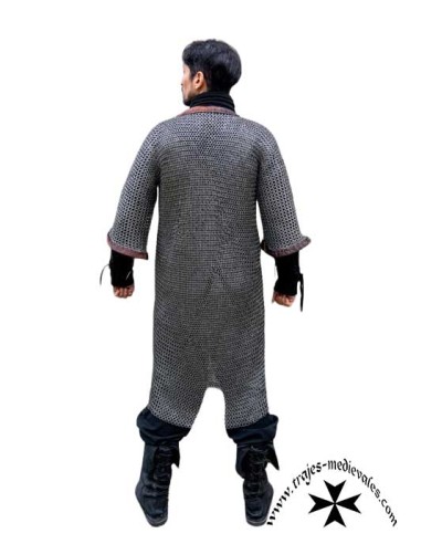 Chainmail, soldier. Short sleeve. (Flat ring)