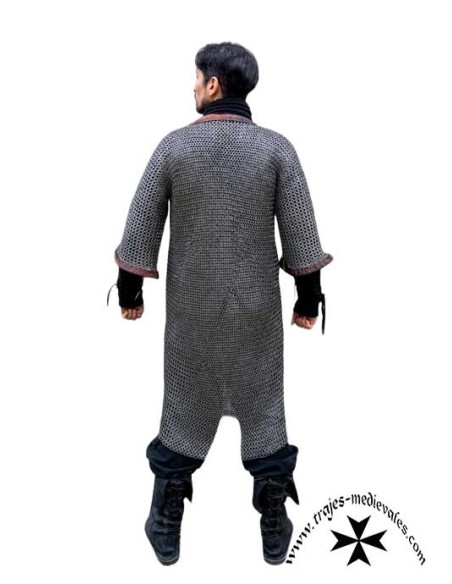 Chainmail, soldier. Short sleeve. (Flat ring)