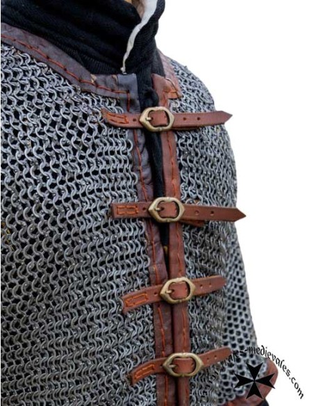 Chainmail, soldier. Short sleeve. (Flat ring)