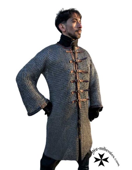 Chainmail, soldier. Long sleeve. (Flat ring)