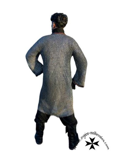 Chainmail, soldier. Long sleeve. (Flat ring)