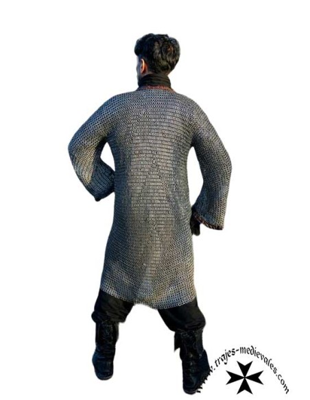 Chainmail, soldier. Long sleeve. (Flat ring)
