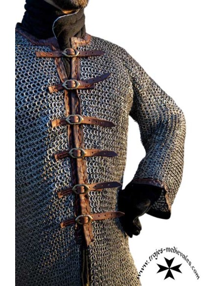 Chainmail, soldier. Long sleeve. (Flat ring)