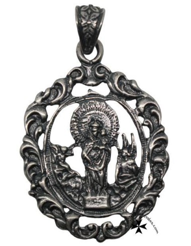 Colgante Virgen del Pilar, ref. L0258