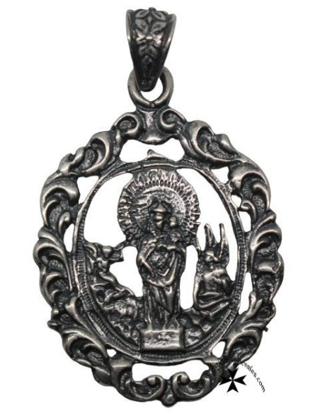 Colgante Virgen del Pilar, ref. L0258