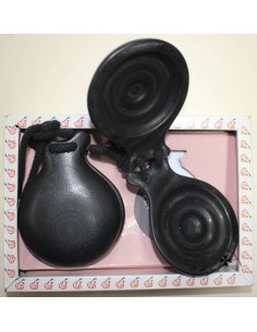 Castañuela regional (profesionales), fibra prensada, doble caja, negras, ref.99DC . 2