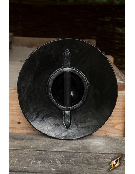 Buckler, Steel colour - 40 cm