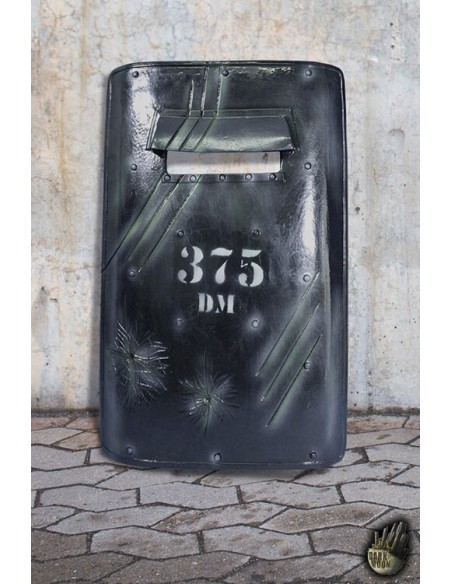 Escudo Antidisturbios - Negro - 90x60 cm