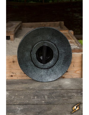 Round buckler, worn effect - 40 cm