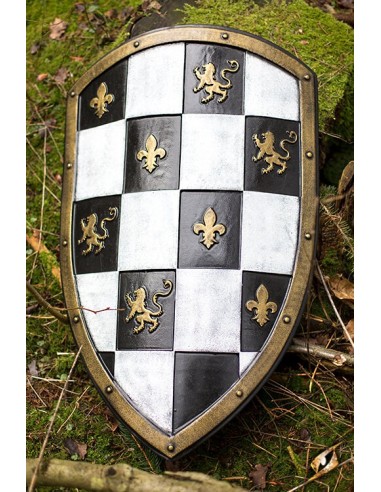 Checkered Shield - 80x50 cm