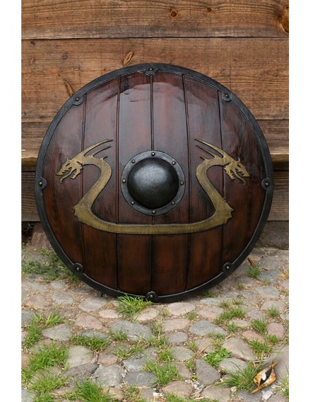 Escudo dragón vikingo