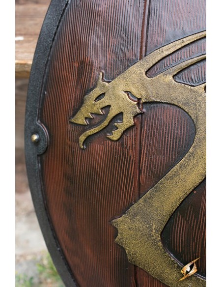 Escudo dragón vikingo