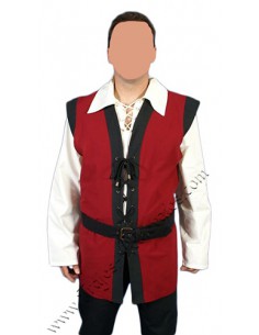 Chaleco renacentista, jerkin-weste, Otelo, granate.