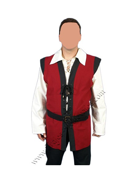 Chaleco renacentista, jerkin-weste, Otelo, granate.