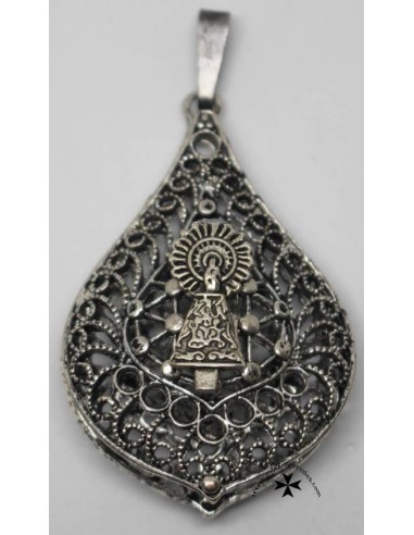 Colgante Virgen del Pilar, en relieve, ref. 84