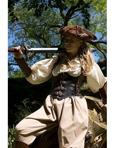 Pirate Corset - Leather