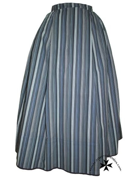 Falda-saya, medieval-regional, Elvira. Azul.