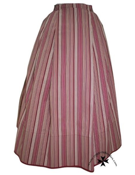 Falda-saya, medieval-regional, Elvira. Granate.