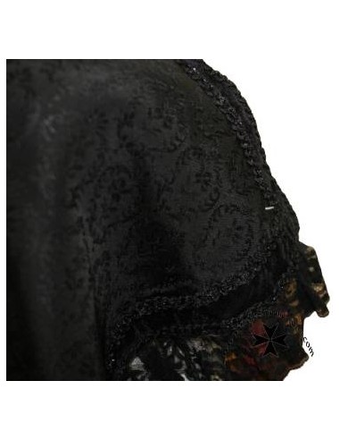 Mantilla-bancal infantil, en tela brocada,...