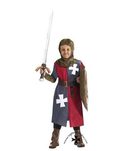Sobrevesta medieval, infantil, acuartelada.