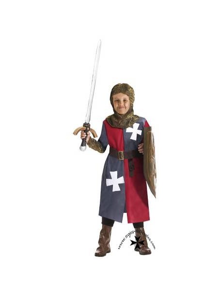 Sobrevesta medieval, infantil, acuartelada.