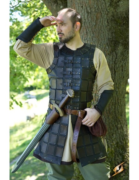 Brigantina Medieval de cuero