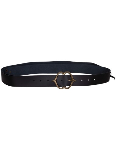 Medieval leather belt, Crispin model. (2 cm x...