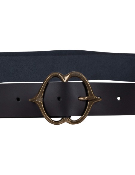 Medieval leather belt, Crispin model. (2 cm x 170 cm)