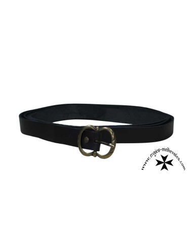 Medieval leather belt, ref. BTL1237 (2 cm x 170...