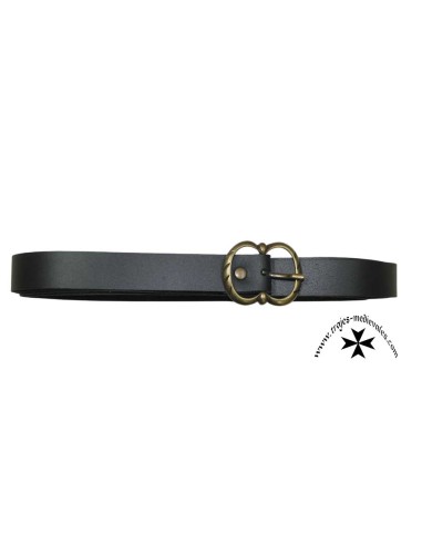 Medieval leather belt, ref. BTL1237 (2 cm x 170...