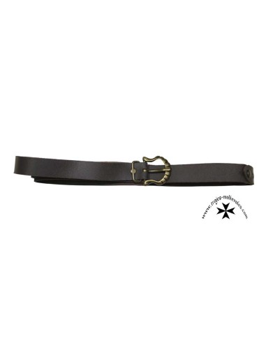 Medieval leather belt, ref. CDT1212 (2 cm x 170...