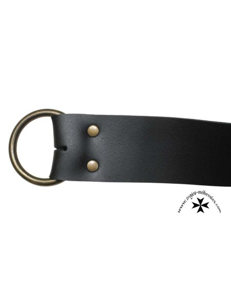 Templar Leather Ring Belt – 4 cm x 175 cm