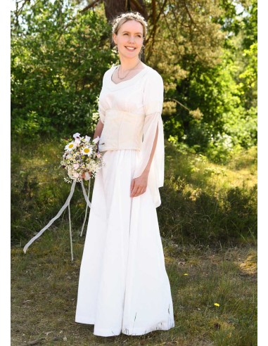 Vestido de novia medieval con corsé,...