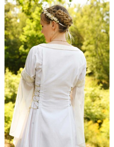 Vestido de novia medieval con corsé,...