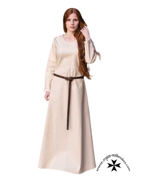 Medieval underdress, Freya model. (Available in various colors).