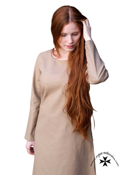 Medieval underdress, Freya model. (Available in various colors).