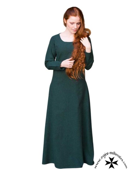 Medieval underdress, Freya model. (Available in various colors).