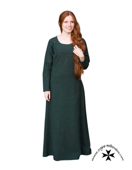Medieval underdress, Freya model. (Available in various colors).