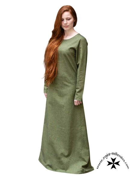 Medieval underdress, Freya model. (Available in various colors).