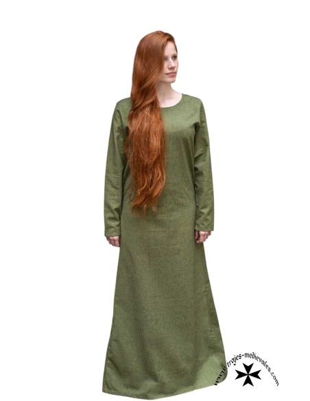 Medieval underdress, Freya model. (Available in various colors).