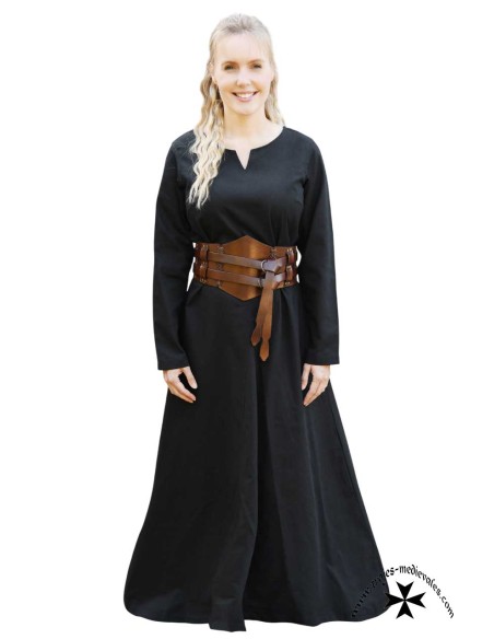 Vestido medieval Milla, varios colores.