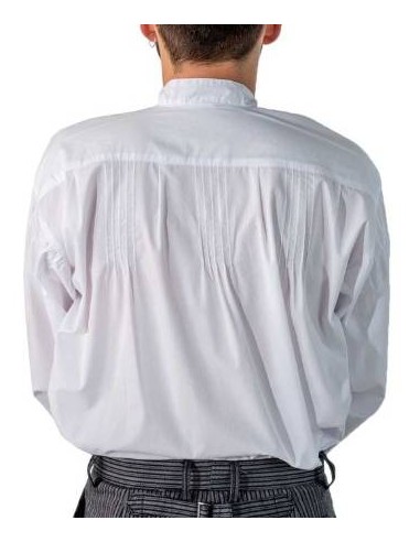 Blusa regional caballero, río Ebro. (Blanca y...