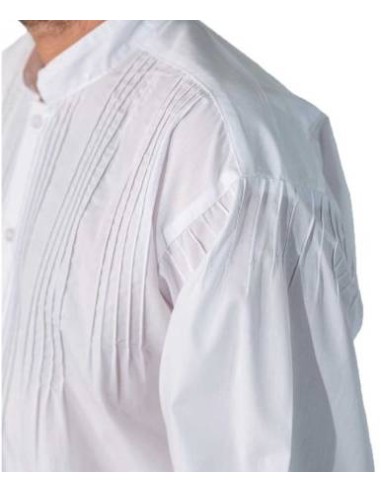 Blusa regional caballero, río Ebro. (Blanca y...