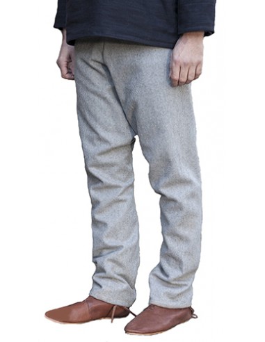 Pantalón thorsberger de lana, Fenris, gris.