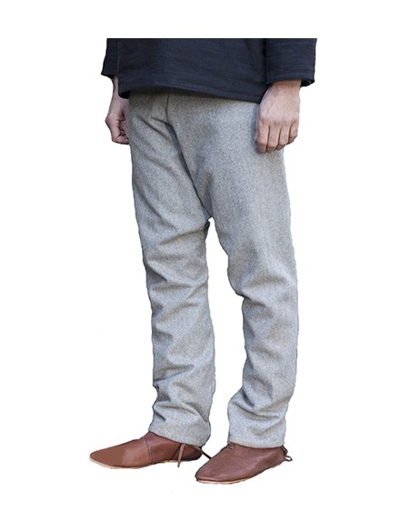 Pantalón thorsberger de lana, Fenris, gris.